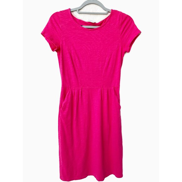 Boden Phoebe Jersey Dress, Color: Azalea, Size 2 - Picture 2 of 8